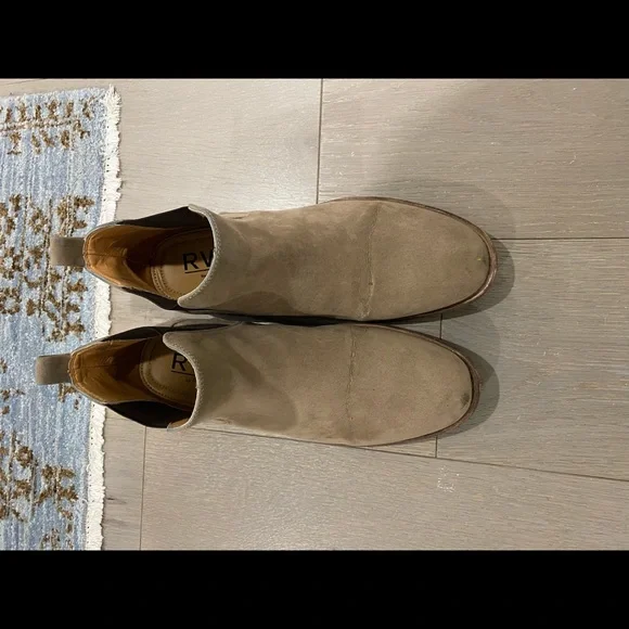 RW by Robert Wayne mens suede beige boots RW By Robert Wayne Men main image 2